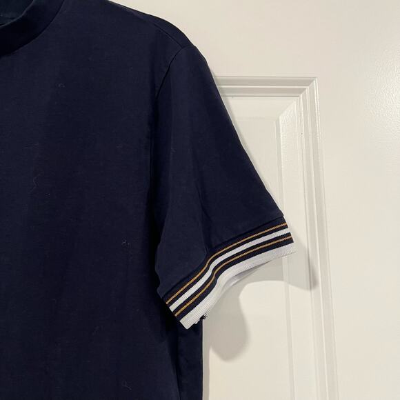 Ben Sherman The Original Men's Navy Crewneck T Shirt Short Sleeve Size Small - Picture 3 of 8